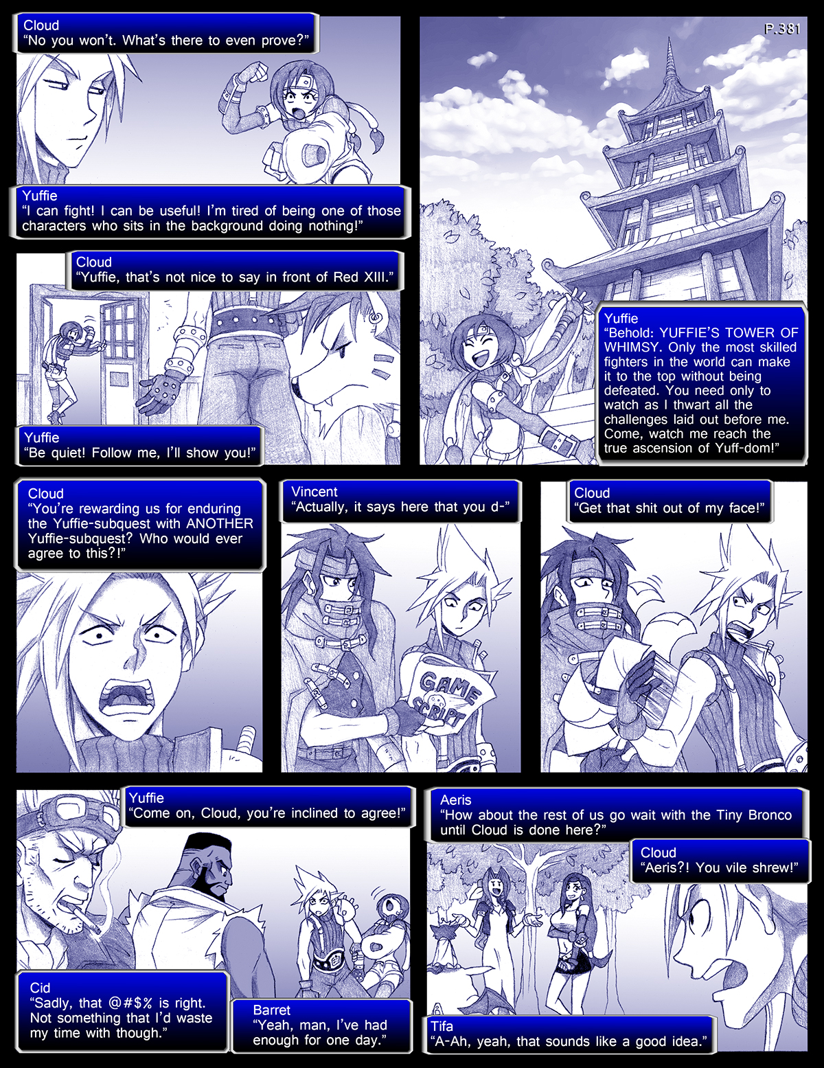 Final Fantasy VII: The Sevening (Doujinshi) Ch. 381