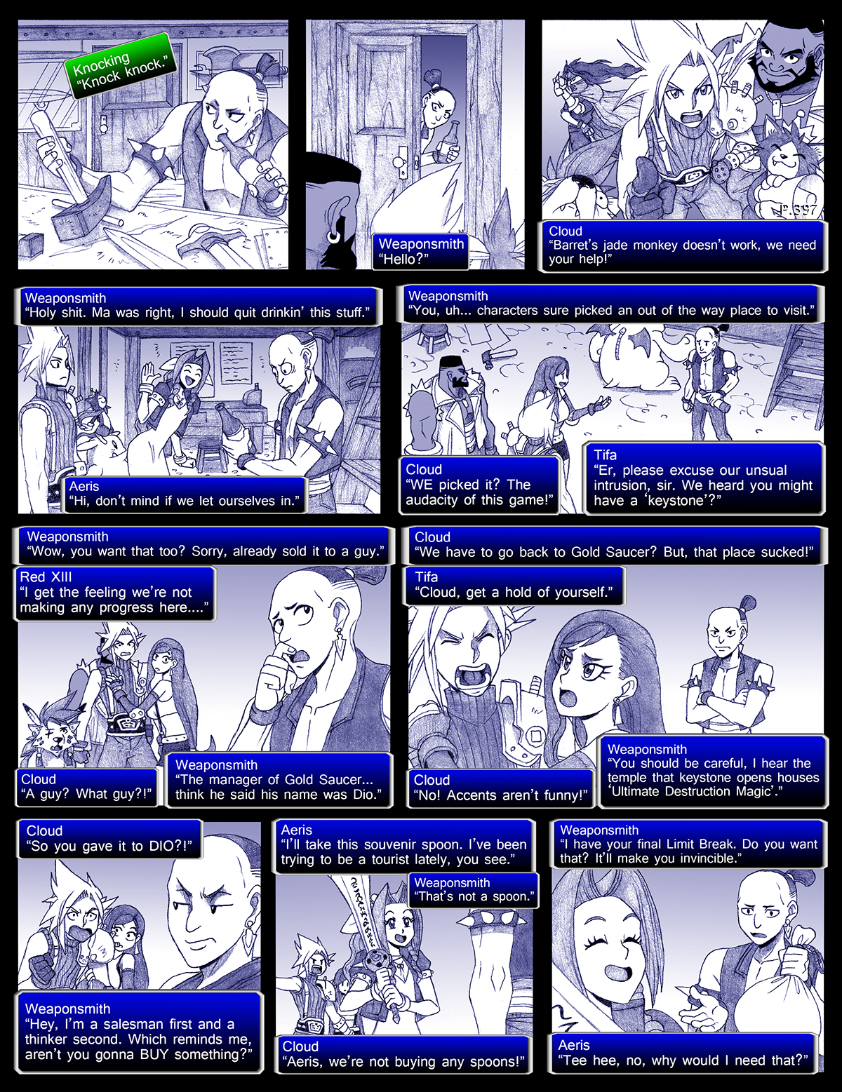 Final Fantasy VII: The Sevening (Doujinshi) Ch. 397