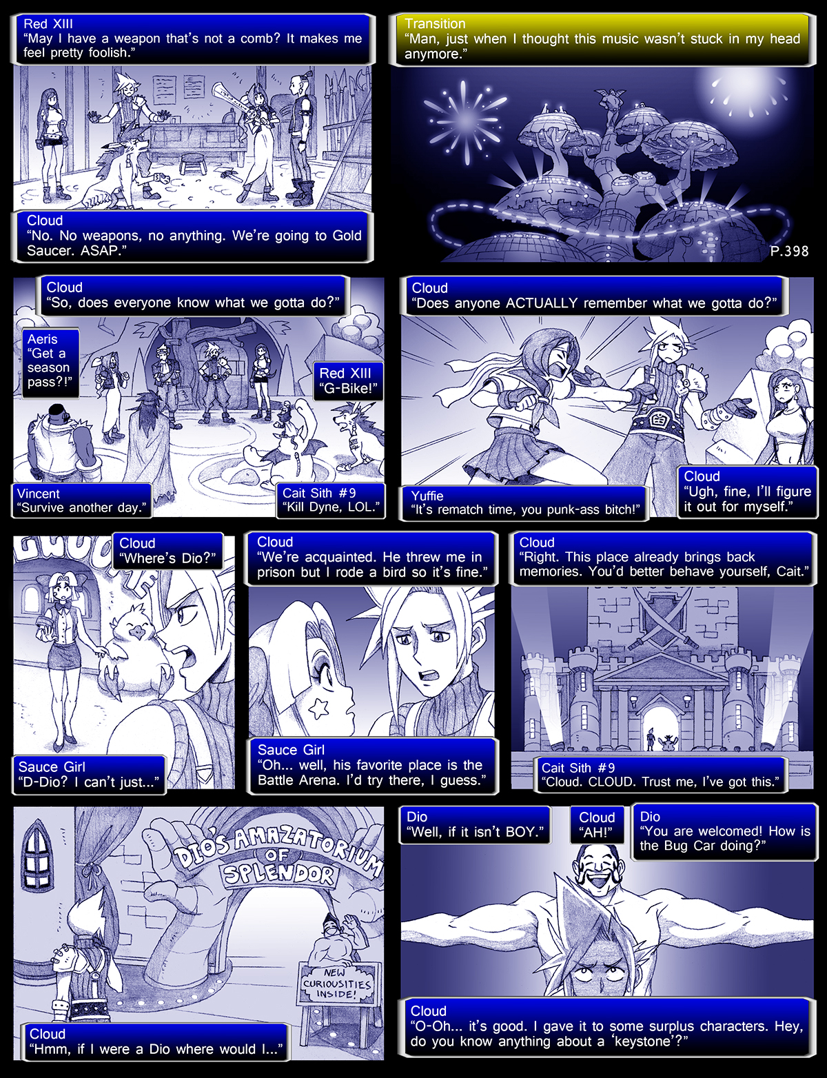 Final Fantasy VII: The Sevening (Doujinshi) Ch. 398