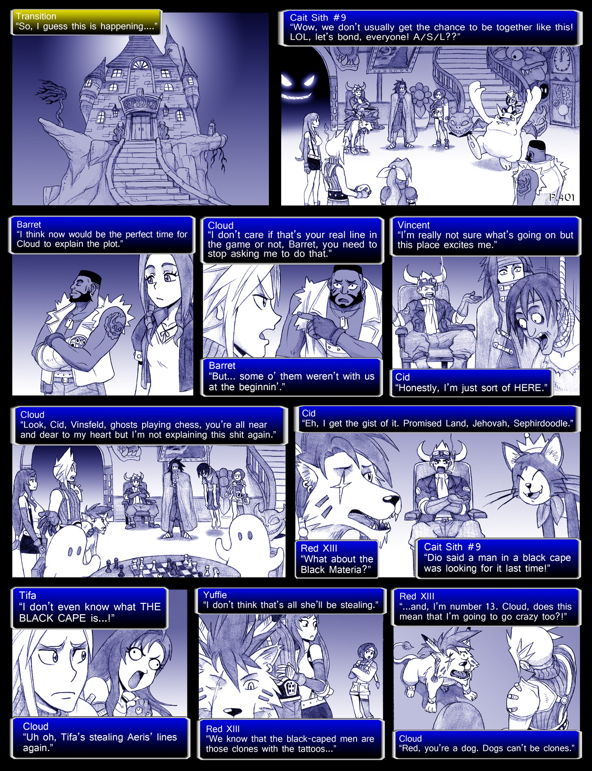 Final Fantasy VII: The Sevening (Doujinshi) Ch. 401