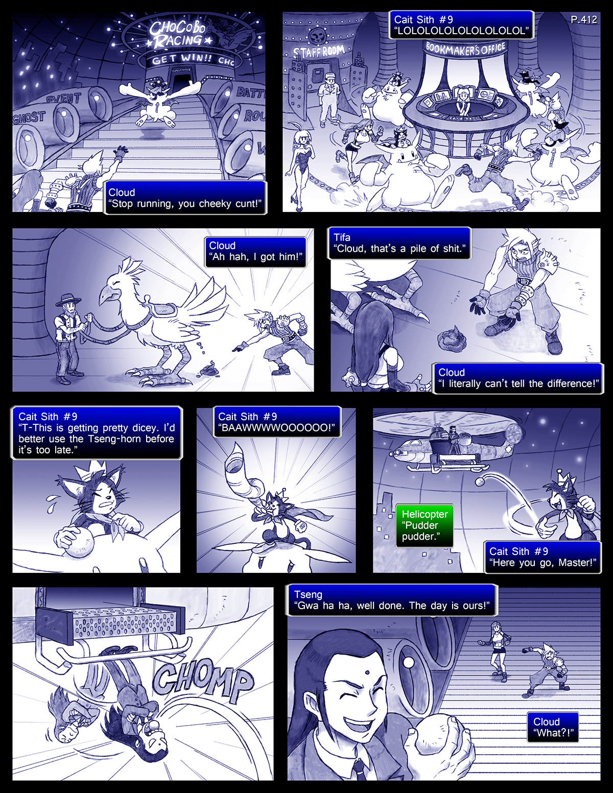 Final Fantasy VII: The Sevening (Doujinshi) Ch. 412