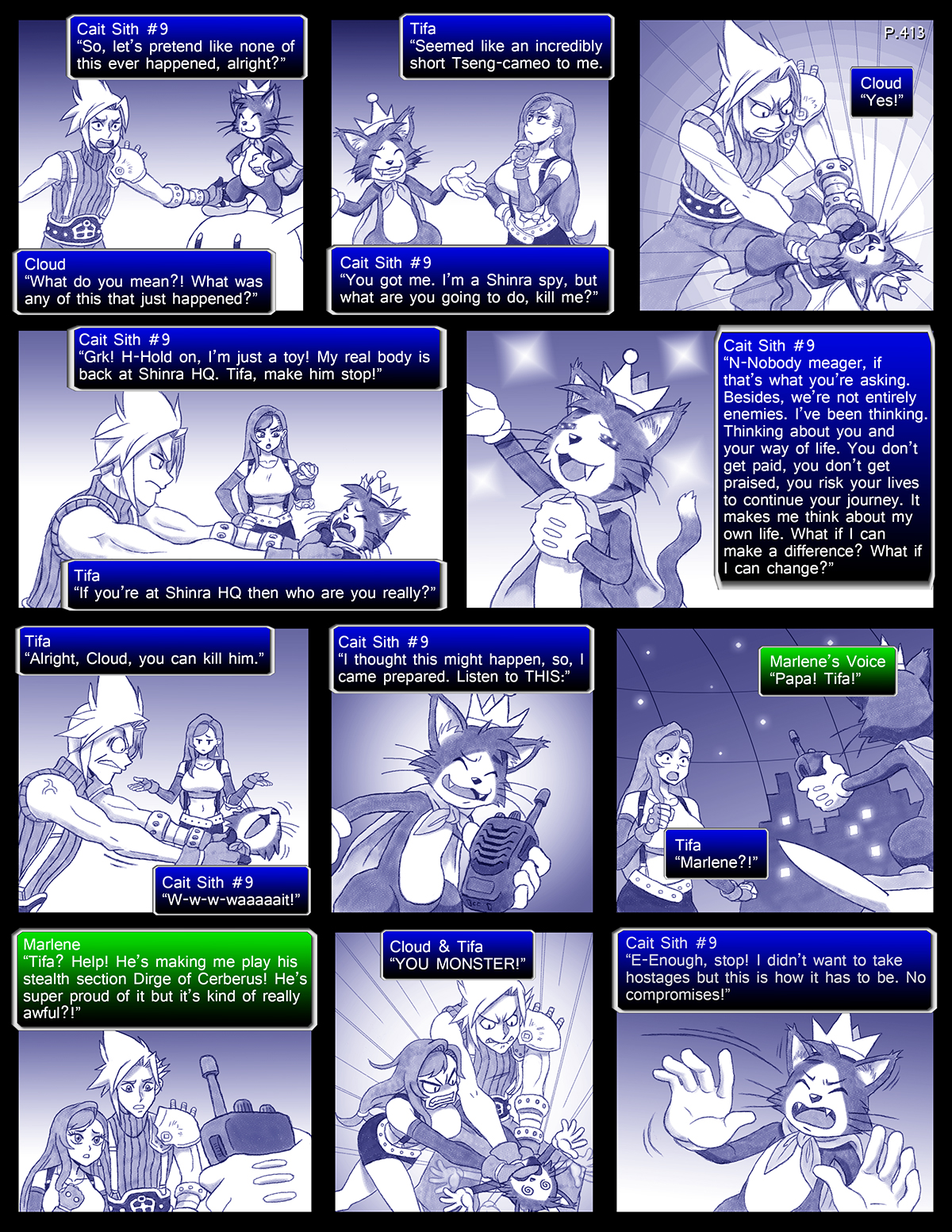 Final Fantasy VII: The Sevening (Doujinshi) Ch. 413