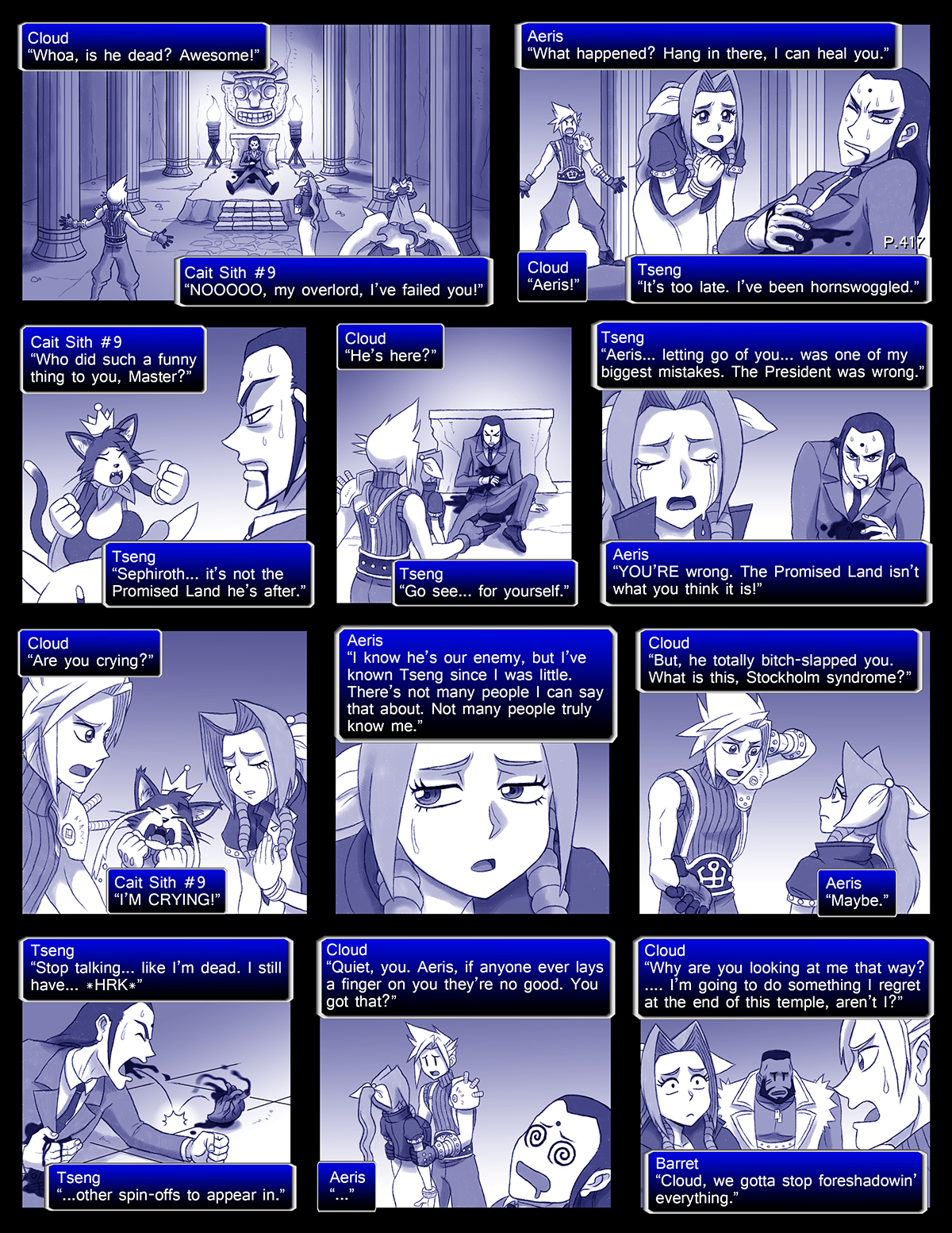 Final Fantasy VII: The Sevening (Doujinshi) Ch. 417