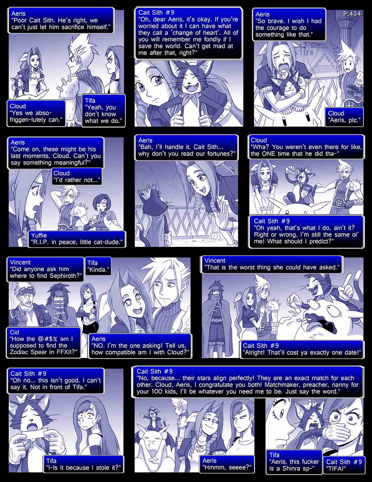 Final Fantasy VII: The Sevening (Doujinshi) Ch. 434