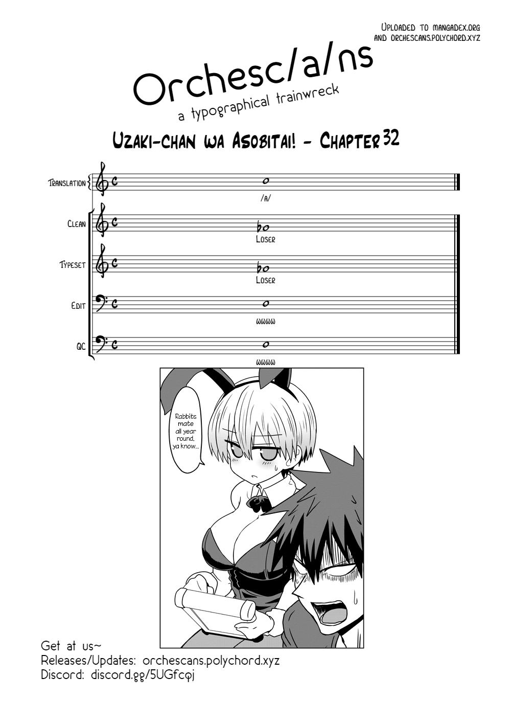 Uzaki chan wa Asobitai! Ch. 32 Kouhai and Karaoke and Cosplay