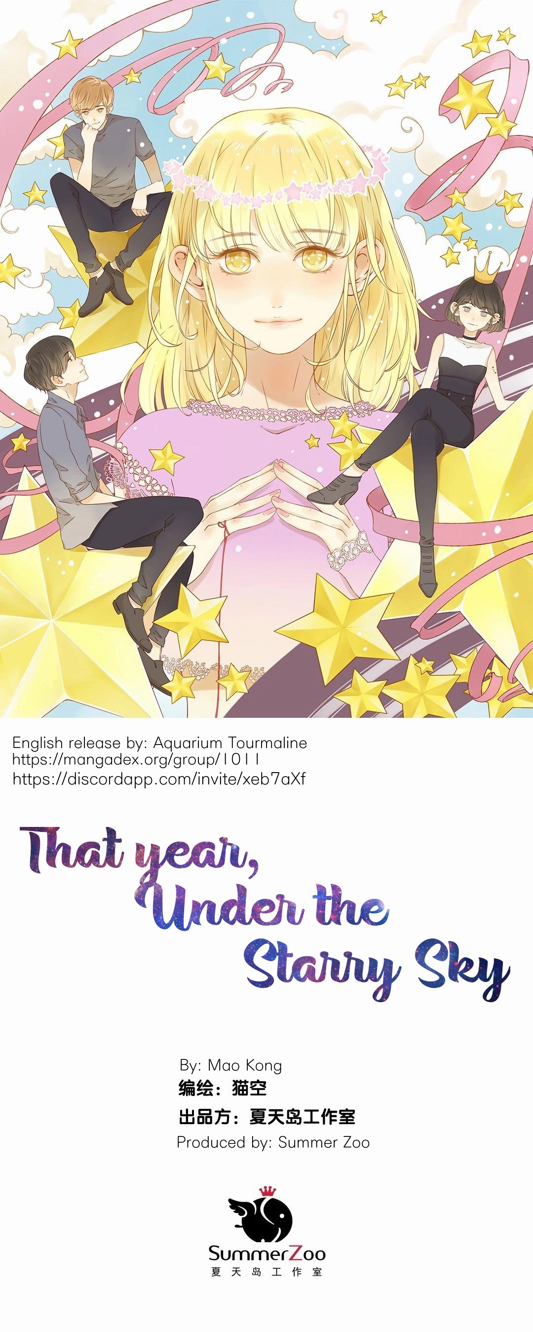 That Year, Under the Starry Sky Ch. 1 To you