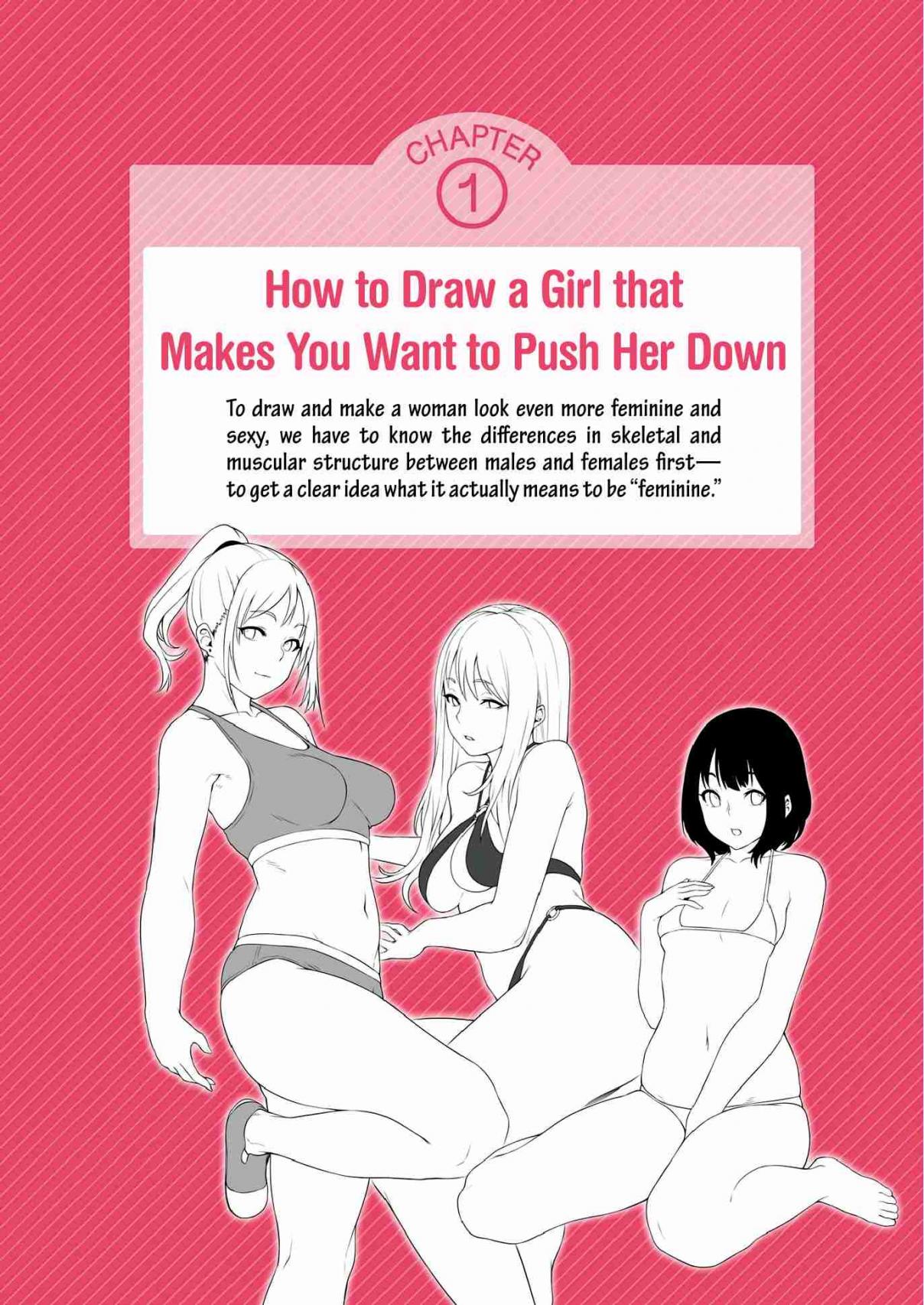 How to Draw a (Slightly) Sexy Girl Vol. 1 Ch. 1 How To Draw a Girl that Makes You Want to Push Her Down