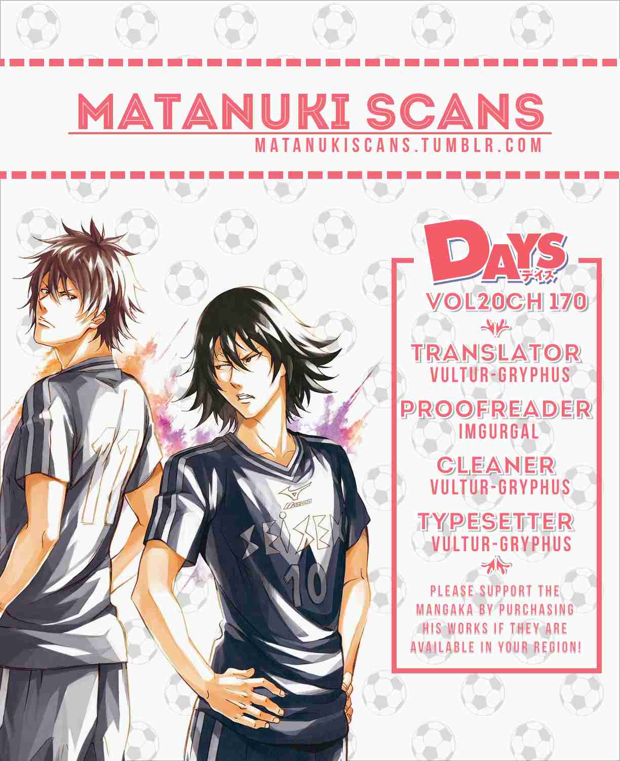 Days Vol. 20 Ch. 170 Coughing Up Blood