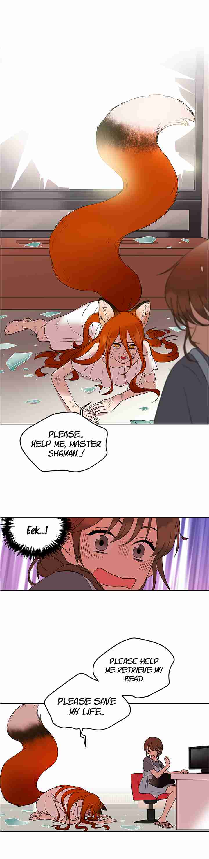 Shaman Girl Ch. 8 A Realtor who Realized the land After swallowing the Fox’s bead 3