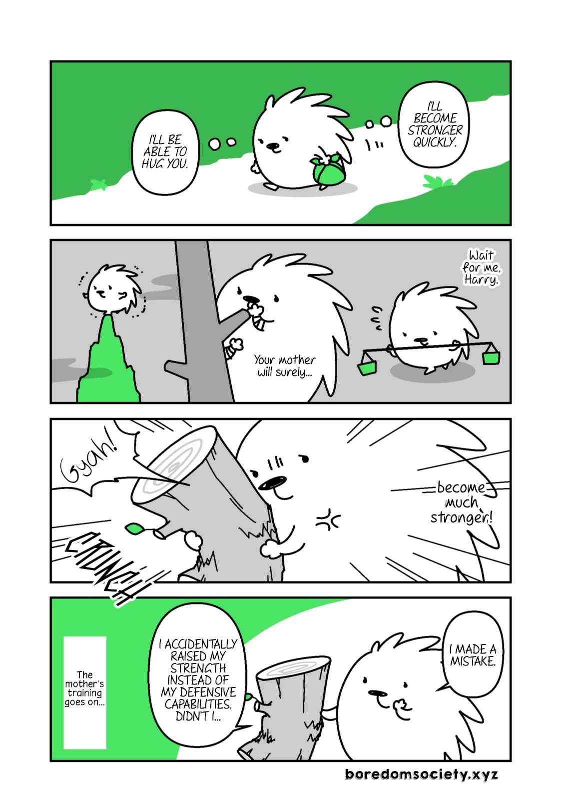 Hedgehog Harry Vol. 1 Ch. 107.5 Mother, A Journey Of Training