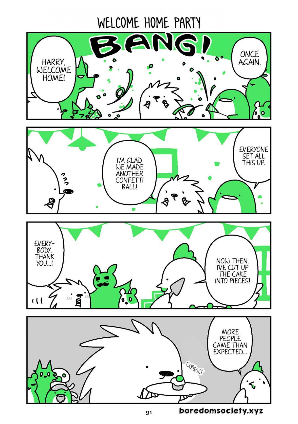 Hedgehog Harry Vol. 3 Ch. 290 Welcome Home Party