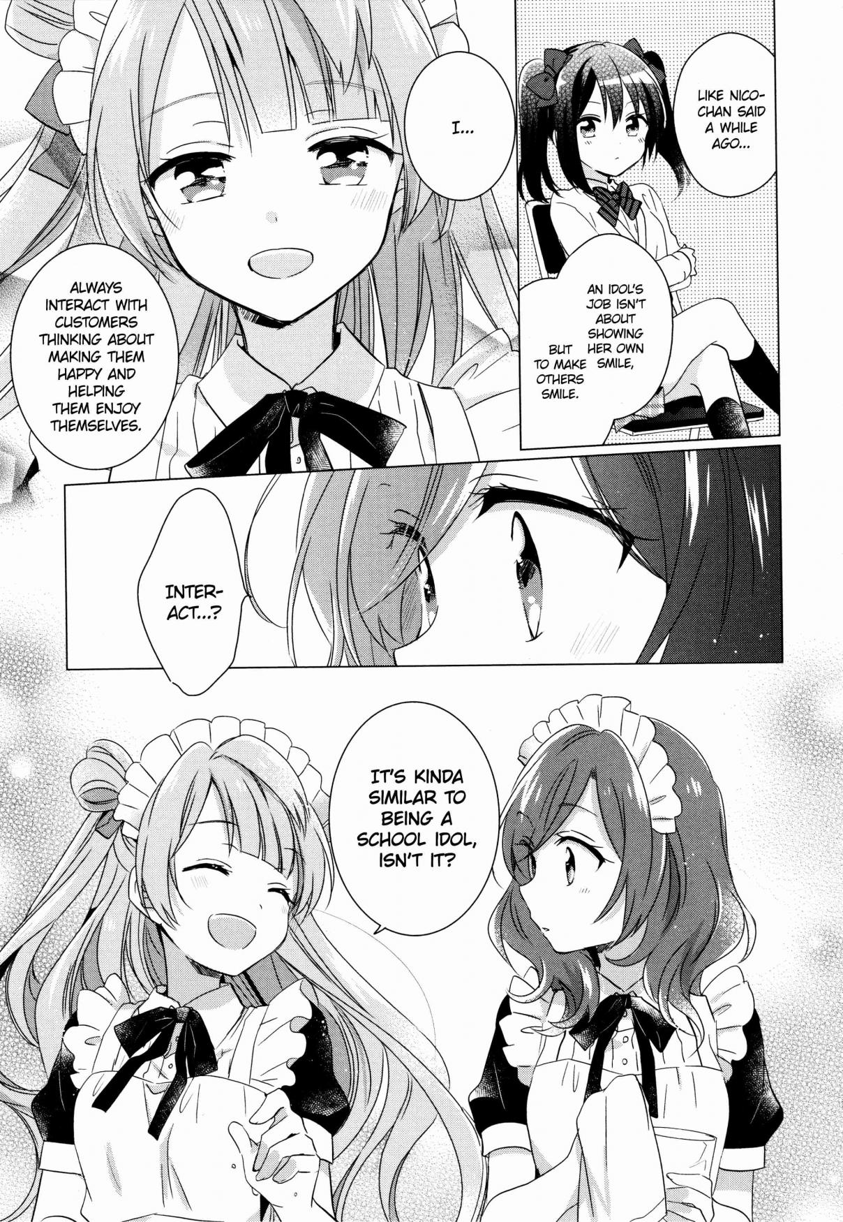 Love Live! Comic Anthology µ's Sweet Memories Vol. 1 Ch. 2 Minalinsky and the One Day Maid Experience
