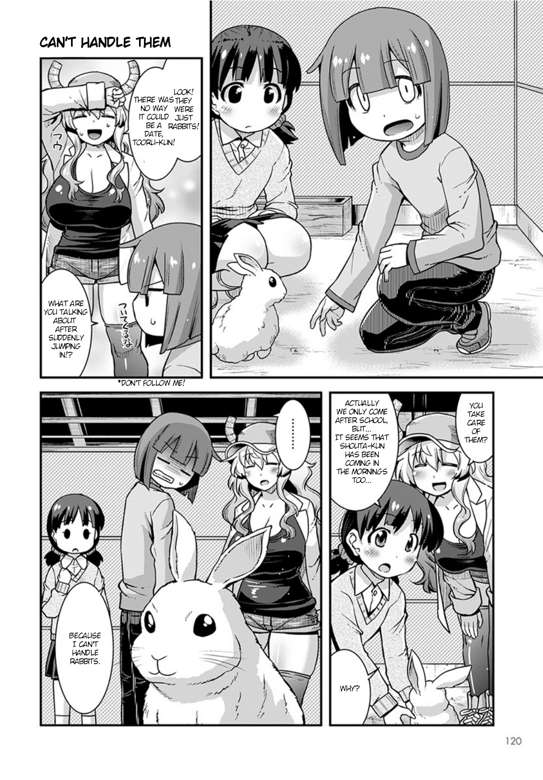 Miss Kobayashi's Dragon Maid: Lucoa is my xx Vol. 1 Ch. 2 Me and rabbits
