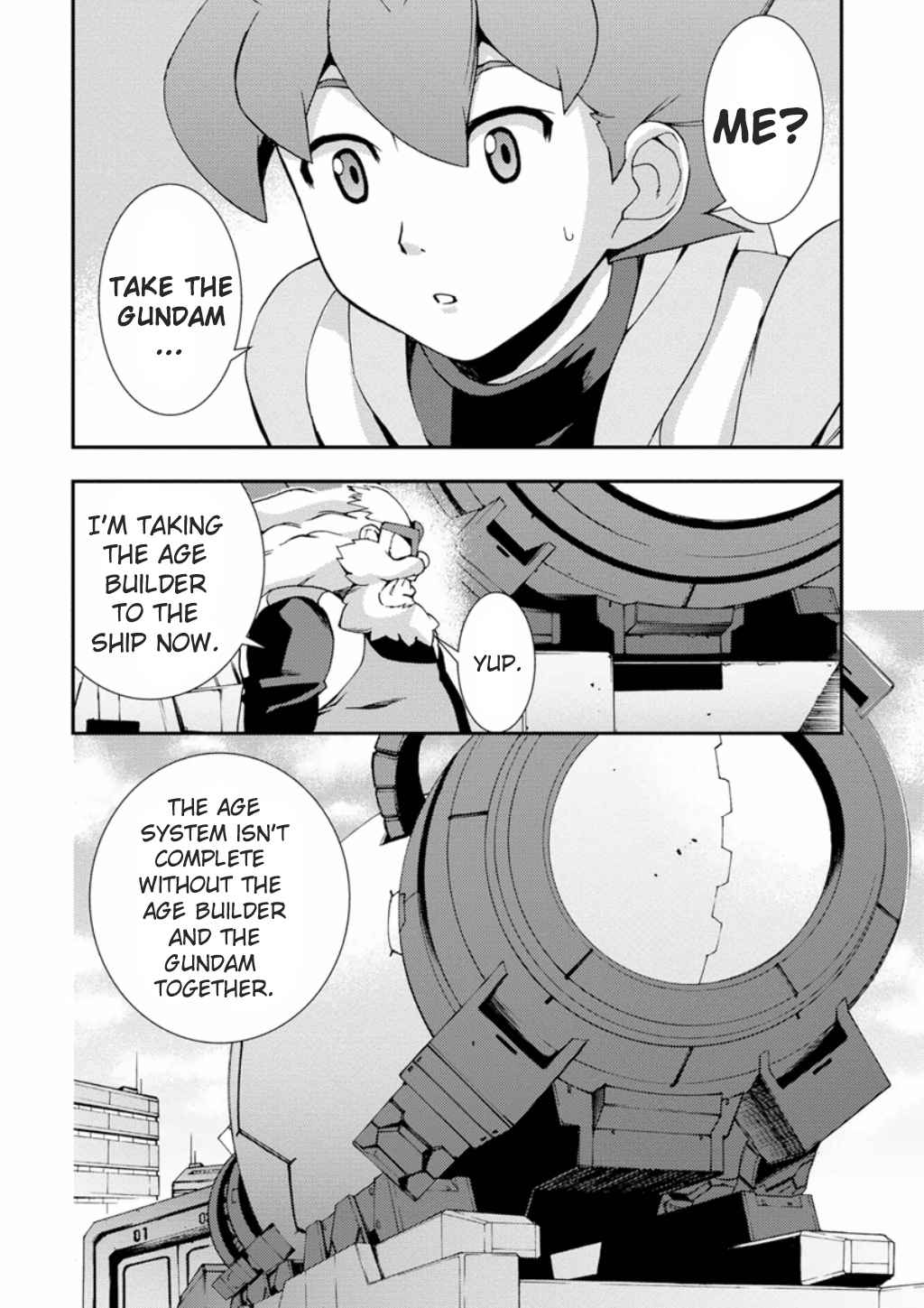 Mobile Suit Gundam AGE: First Evolution Vol. 1 Ch. 2 The Collapse of Nora