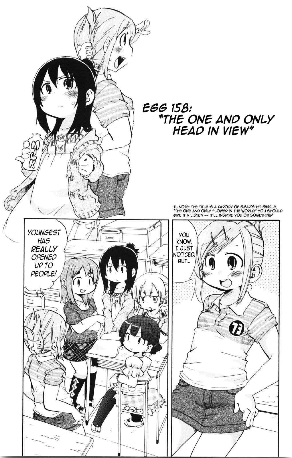 Mitsudomoe Vol. 9 Ch. 158 The One and Only Head in View