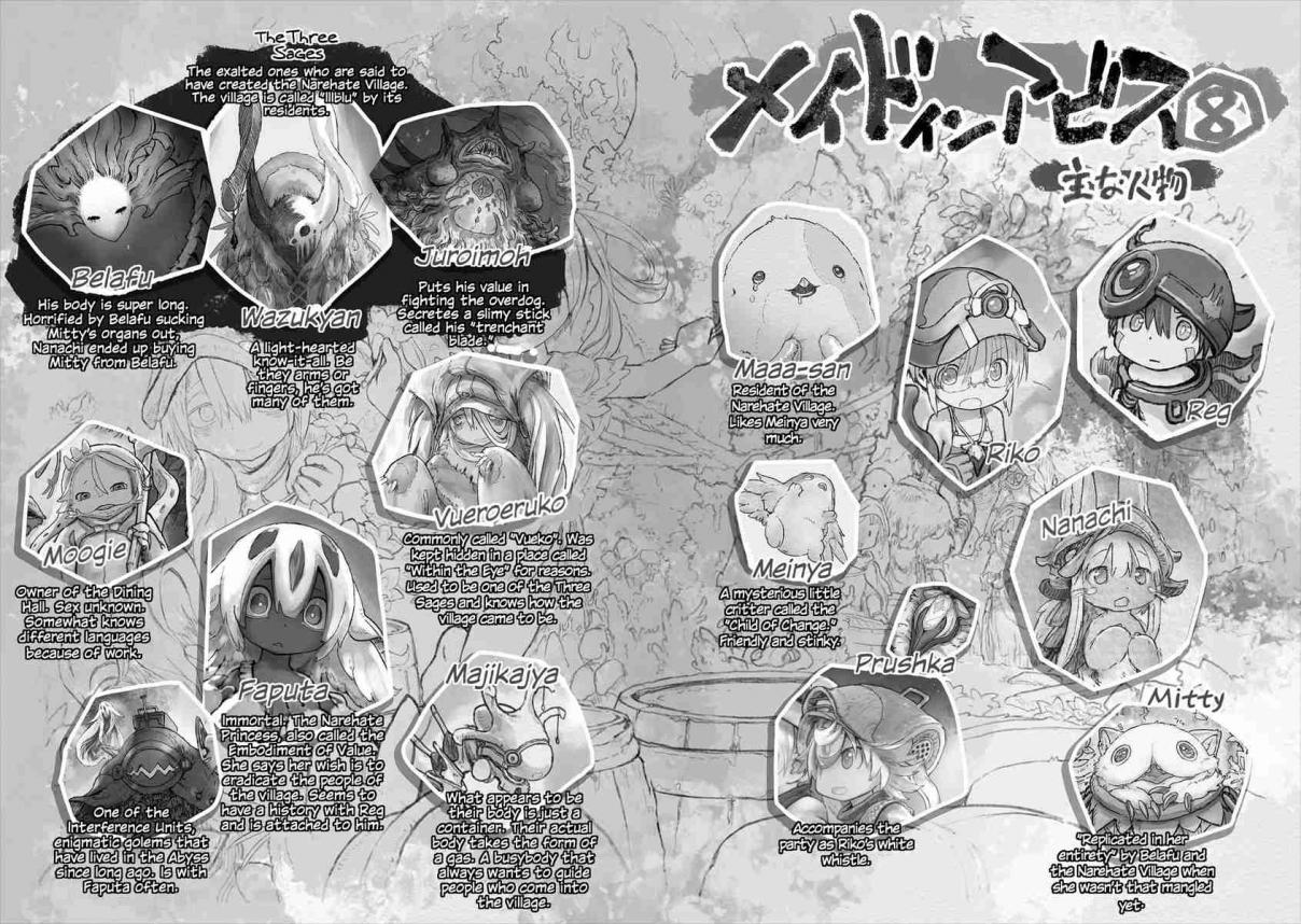 Made in Abyss Vol. 8 Ch. 51.5 Volume Extras