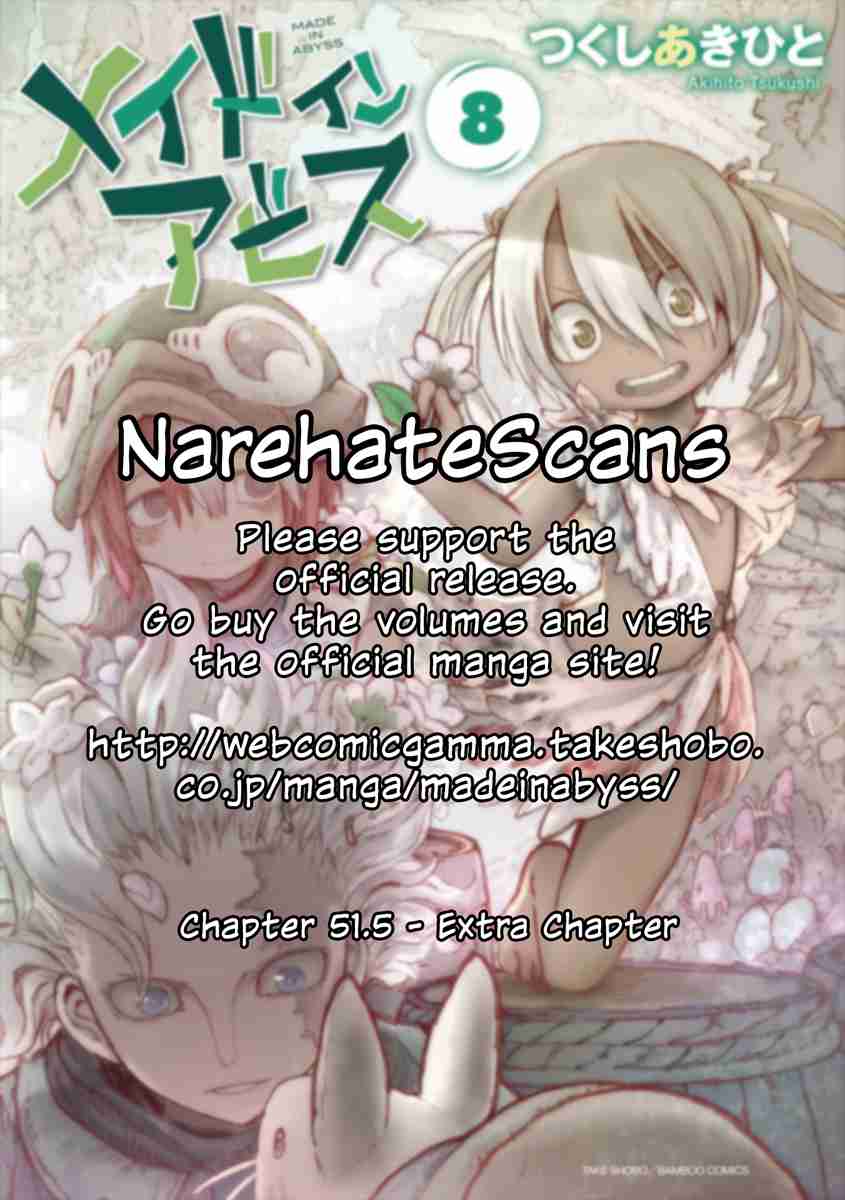 Made in Abyss Vol. 8 Ch. 51.5 Volume Extras
