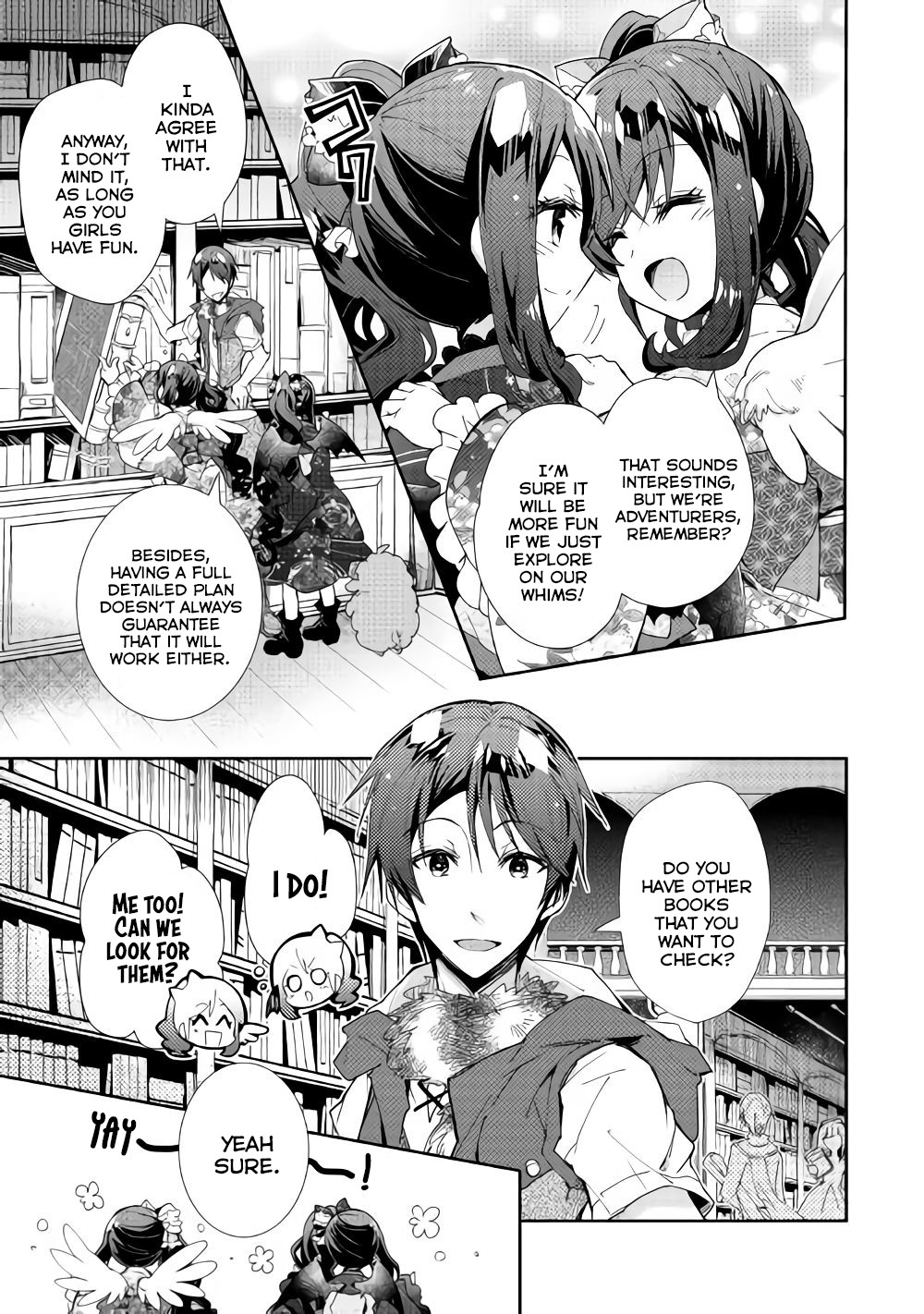Nonbiri VRMMO ki Ch. 33 Let's Enjoy the Library to Our Heart's Content!