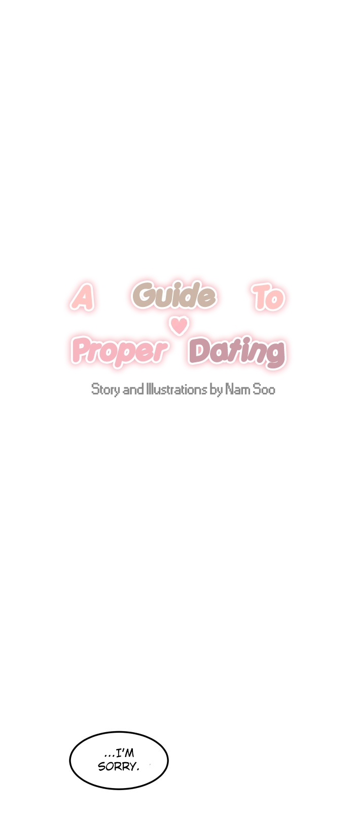 A Guide to Proper Dating Ch. 14