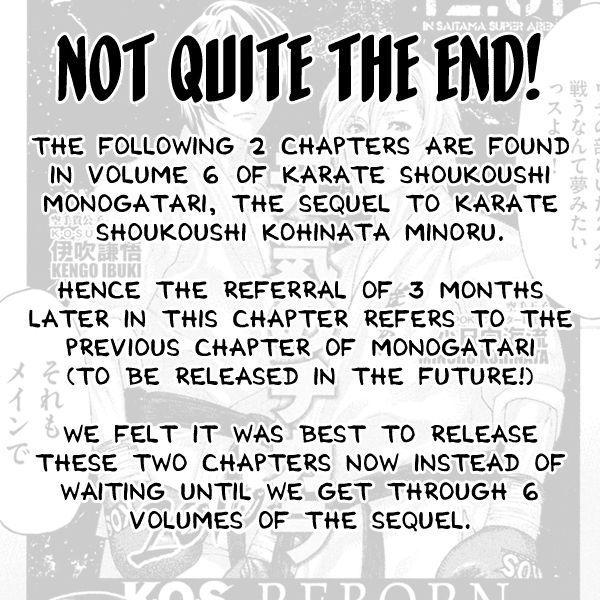 Karate Shoukoushi Kohinata Minoru Ch. 501 KSKM Bangaihen Part 1