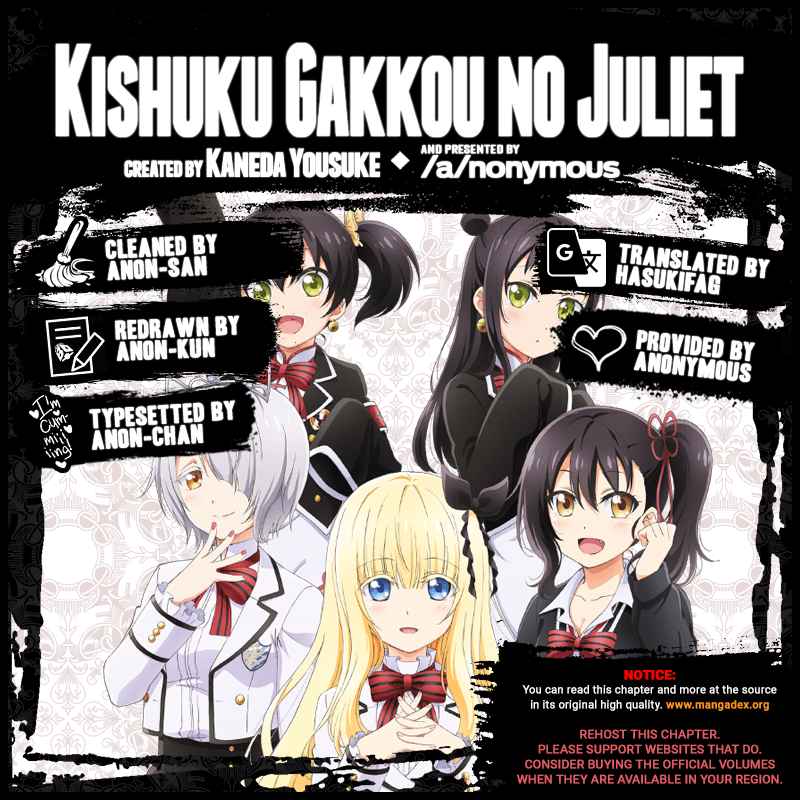 Kishuku Gakkou no Juliet Vol. 9 Ch. 51 Romio and Shuna II