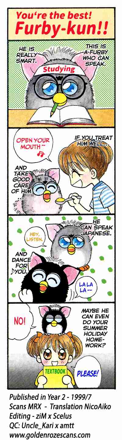 You're the best! Furby kun!! Oneshot