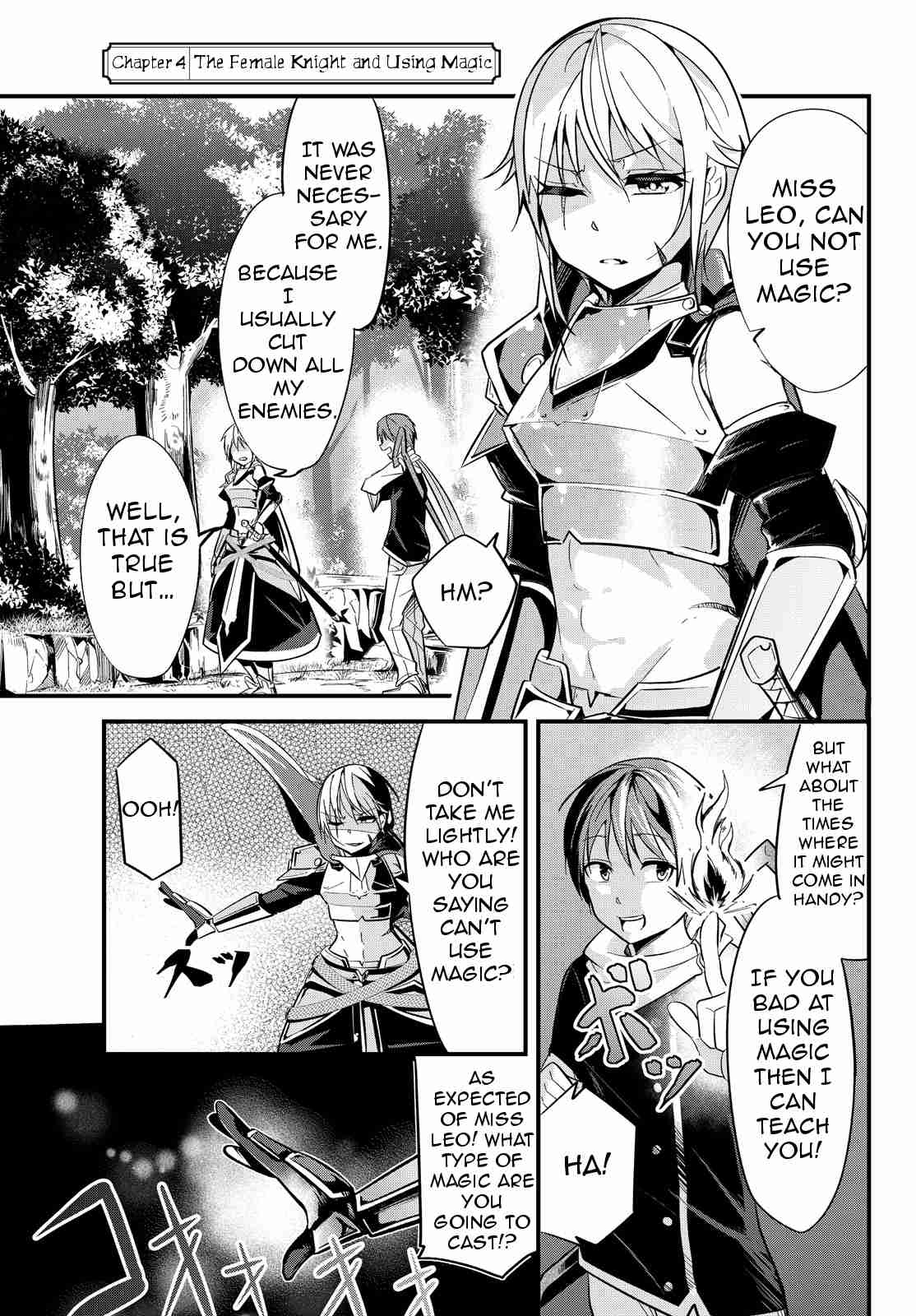 A Story About Treating a Female Knight Who Has Never Been Treated as a Woman Ch.4
