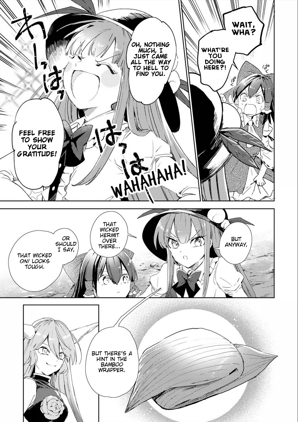 Touhou Ibarakasen - Wild and Horned Hermit Vol.10 Chapter 50: The Horned, One-Armed Hermit