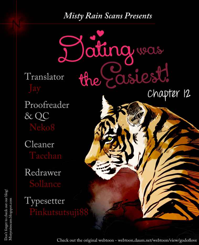 Dating was the Easiest Ch. 12