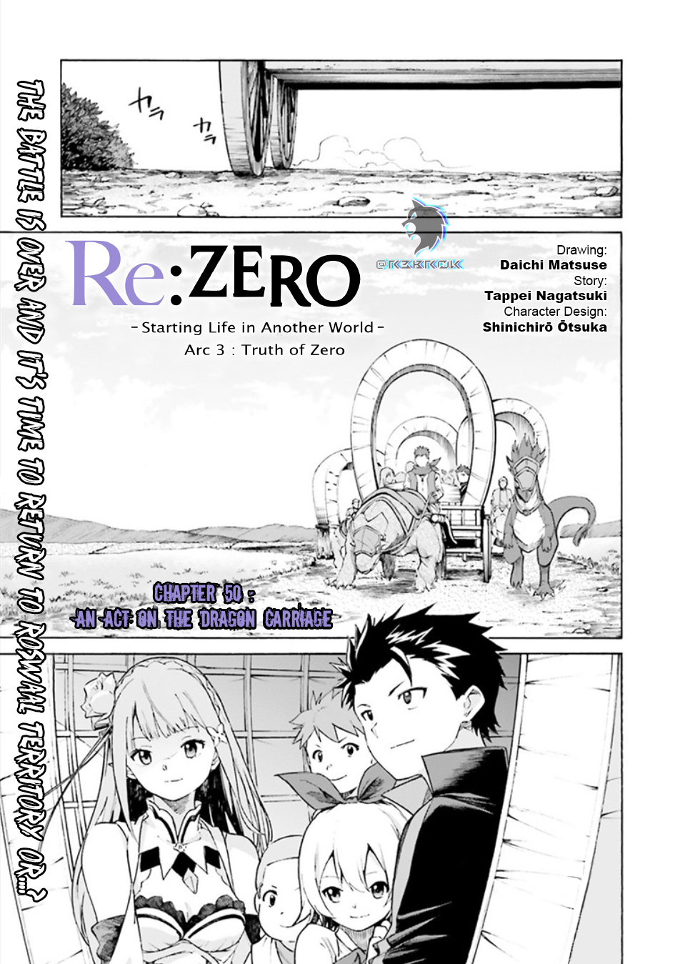 Re:Zero Kara Hajimeru Isekai Seikatsu Daisanshou Truth of Zero Vol. 11 Ch. 50 An Act on the Dragon Carriage