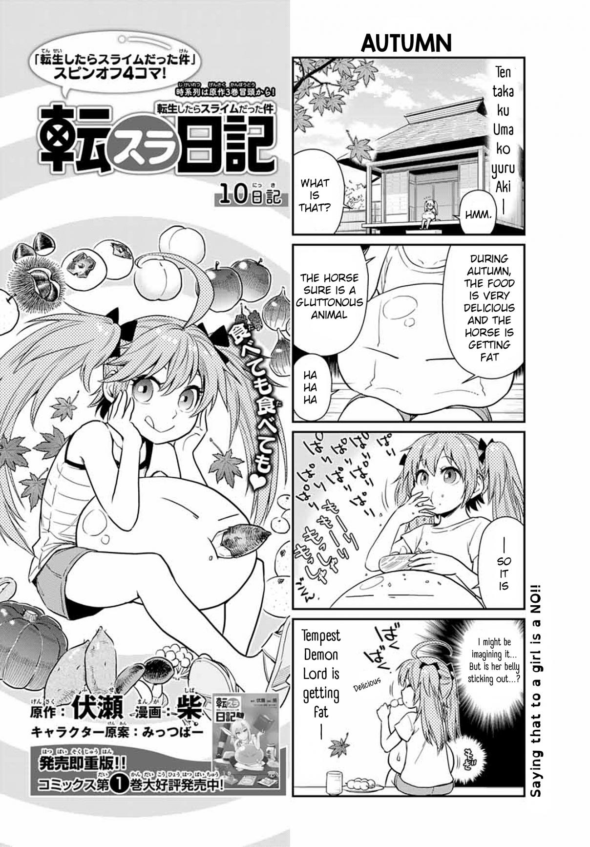 Tensura Nikki Tensei Shitara Slime Datta Ken Vol. 2 Ch. 10 「Fruitful Autumn」