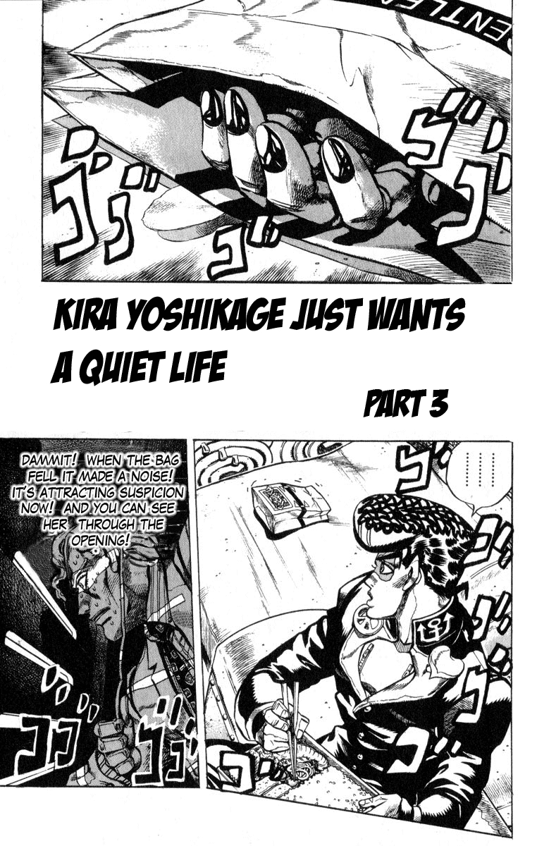 JoJo's Bizarre Adventure Part 4 Diamond is Unbreakable Vol. 9 Ch. 79 Yoshikage Kira Just Wants a Quiet Life Part 3