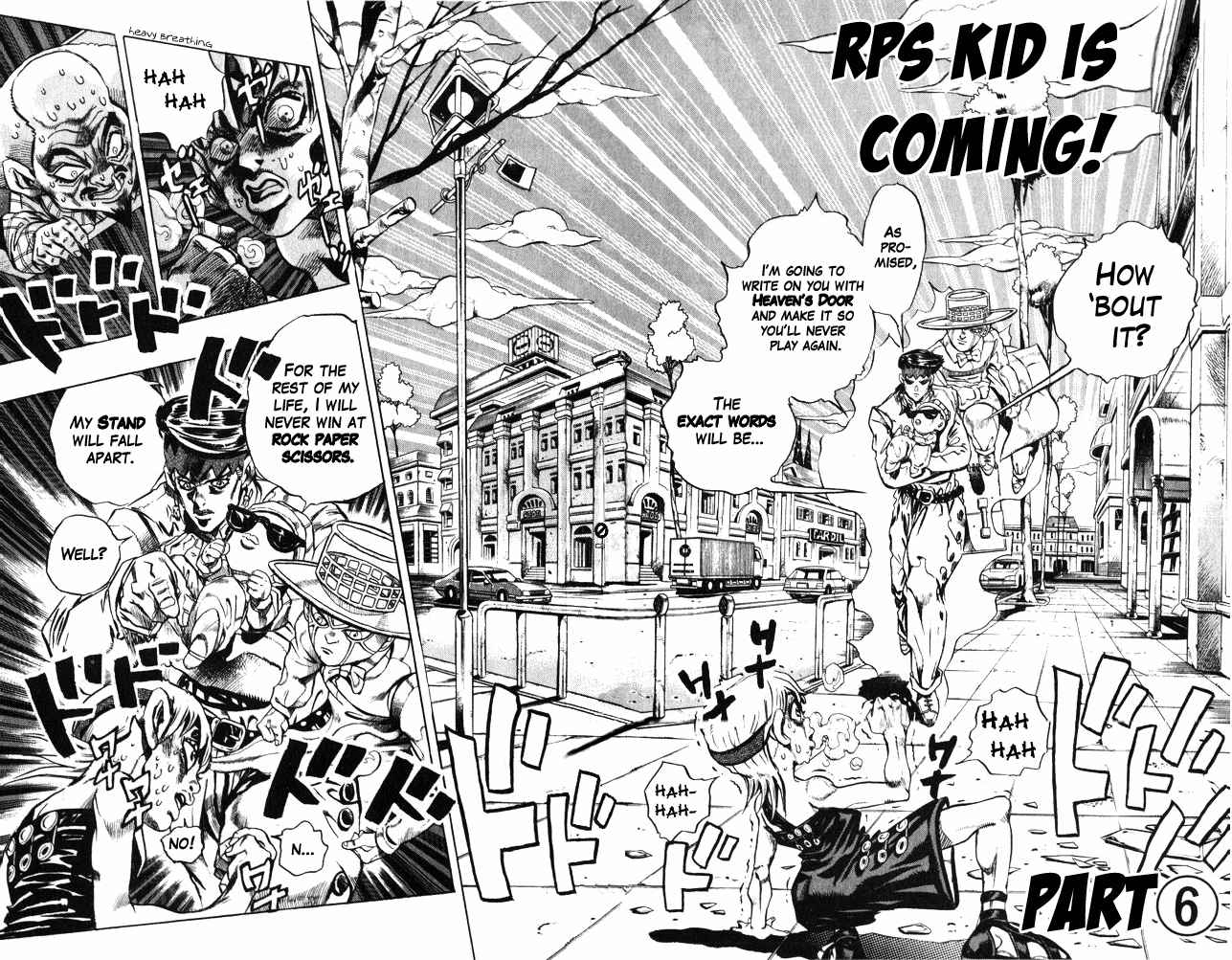 JoJo's Bizarre Adventure Part 4 Diamond is Unbreakable Vol. 12 Ch. 111 RPS Kid is Coming! Part 6
