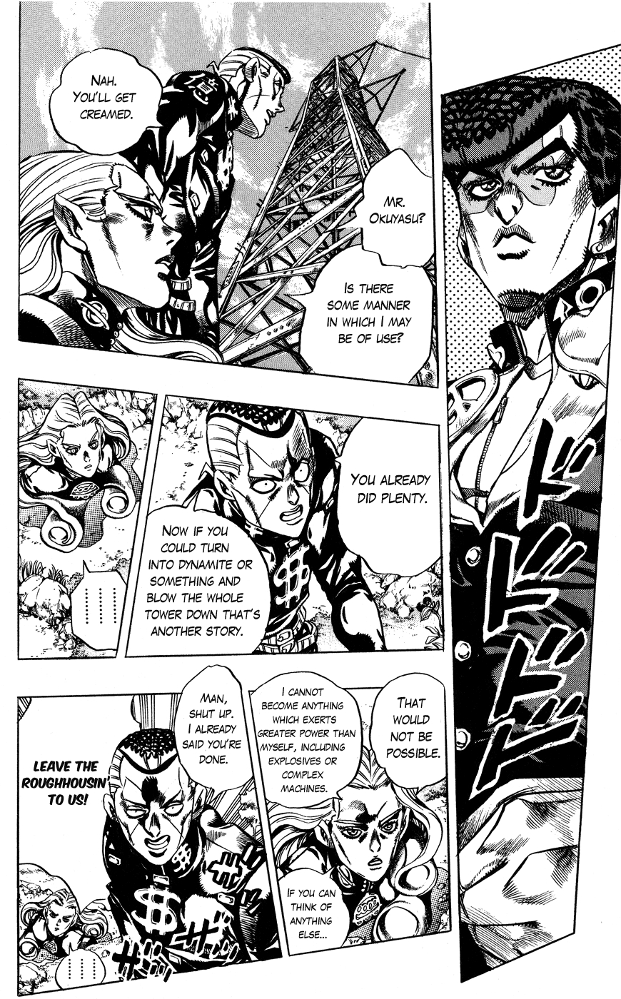JoJo's Bizarre Adventure Part 4 Diamond is Unbreakable Vol. 15 Ch. 135 Who Wants to Live on a Transmission Tower? Part 3