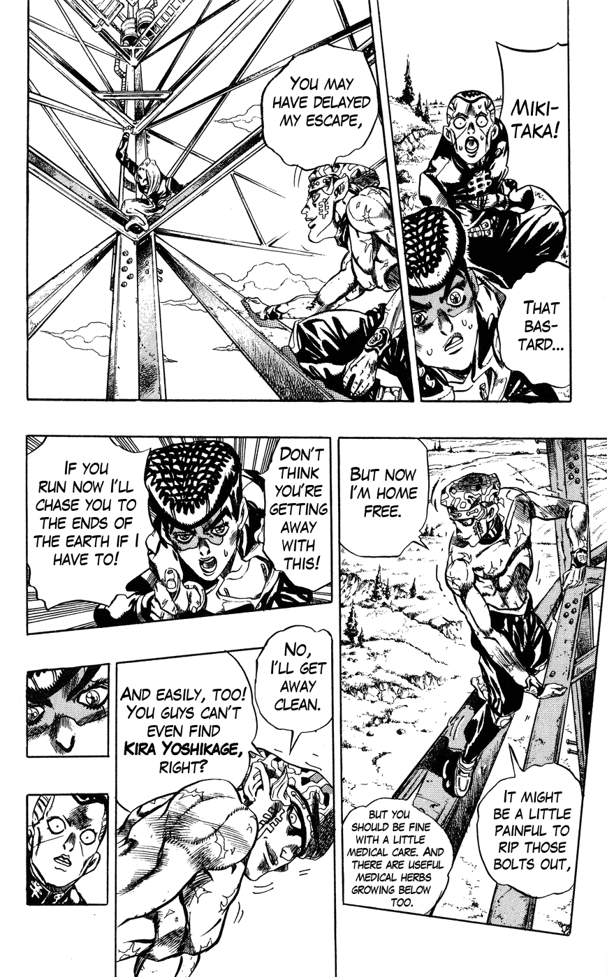 JoJo's Bizarre Adventure Part 4 Diamond is Unbreakable Vol. 15 Ch. 136 Who Wants to Live on a Transmission Tower? Part 4