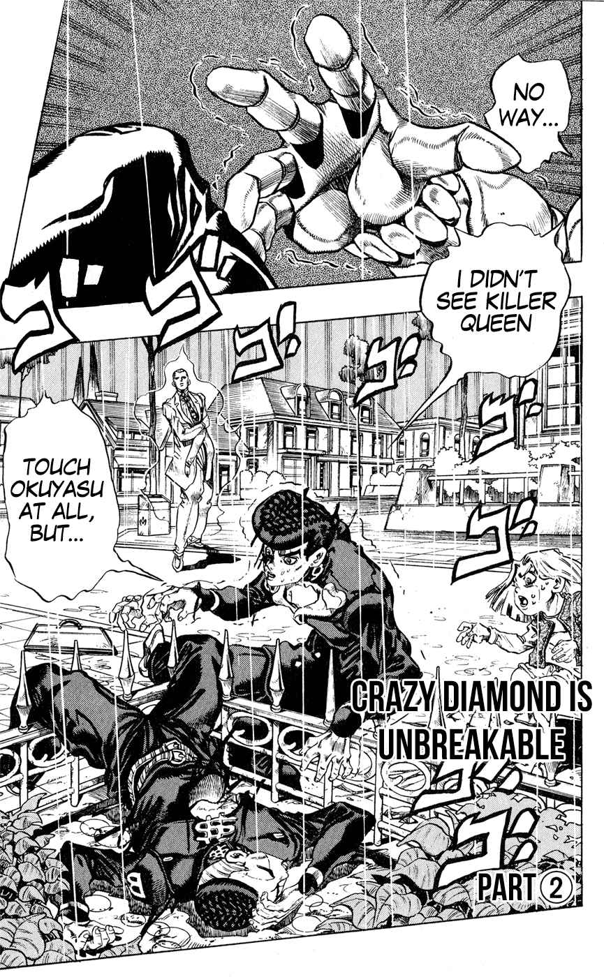 JoJo's Bizarre Adventure Part 4 Diamond is Unbreakable Vol. 18 Ch. 164 Crazy Diamond is Unbreakable Part 2