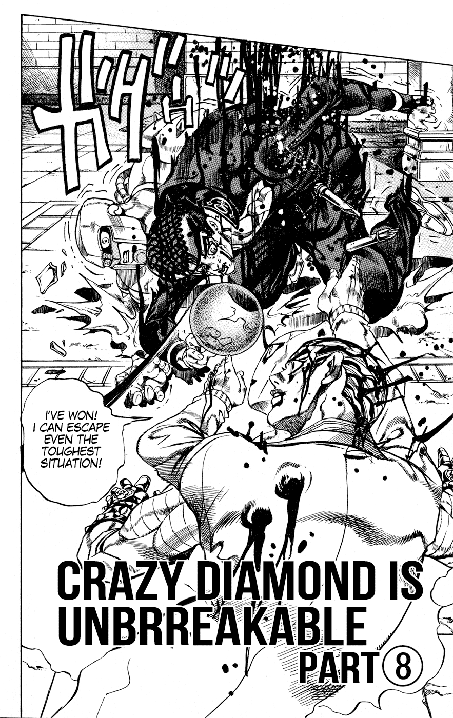 JoJo's Bizarre Adventure Part 4 Diamond is Unbreakable Vol. 18 Ch. 170 Crazy Diamond is Unbreakable Part 8