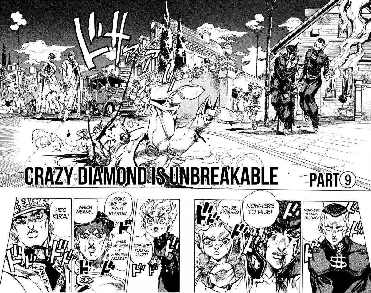 JoJo's Bizarre Adventure Part 4 Diamond is Unbreakable Vol. 18 Ch. 171 Crazy Diamond is Unbreakable Part 9