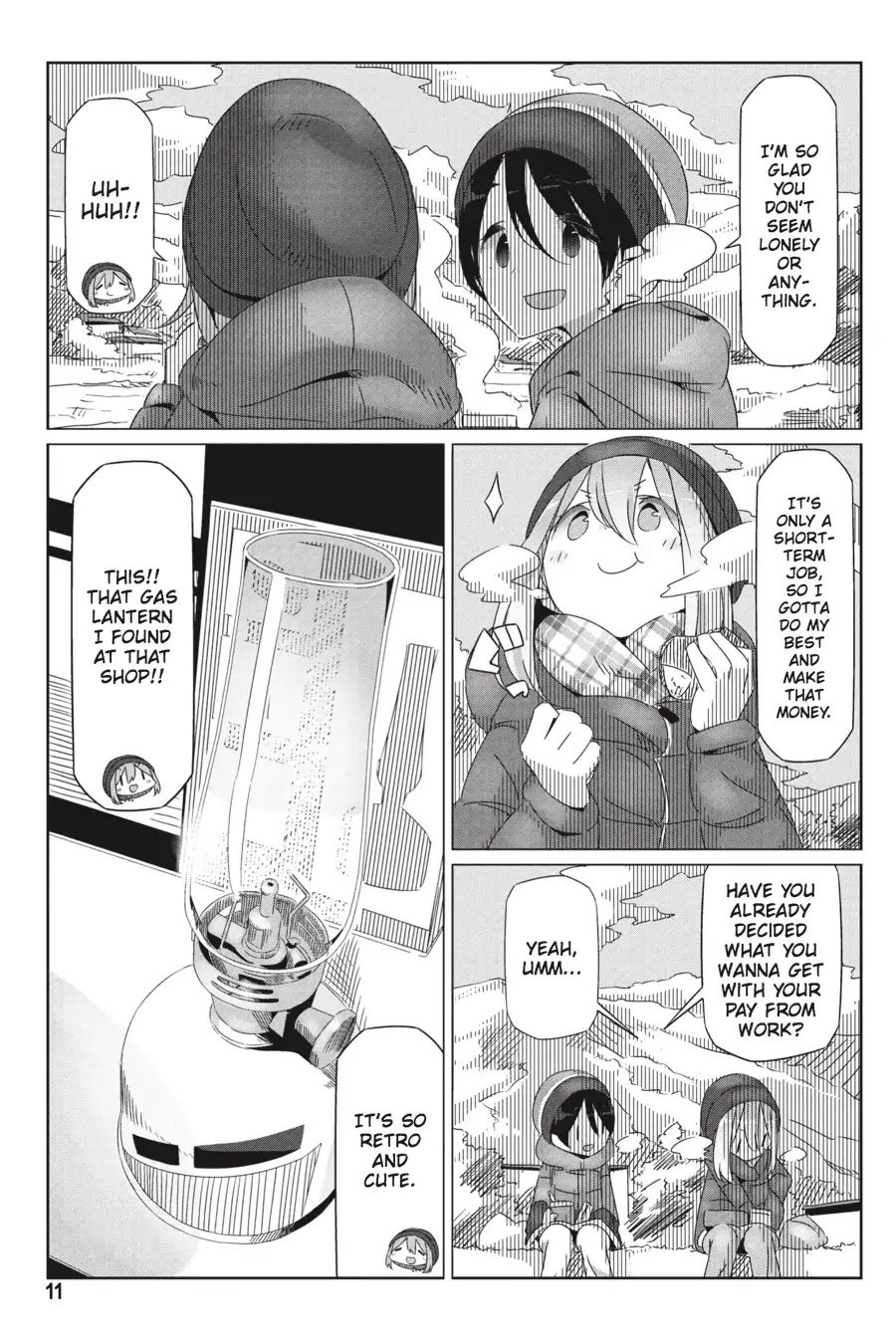 Yurucamp Vol.5 Chapter 24: December Work and Everyone's Day Off