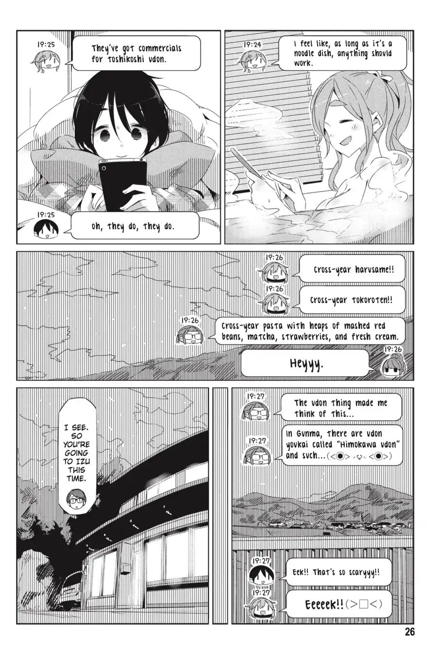Yurucamp Vol.5 Chapter 24: December Work and Everyone's Day Off