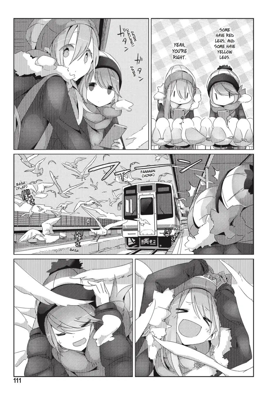 Yurucamp Vol.5 Chapter 27: The Ocean, the Lake, and Some Lucky Camping