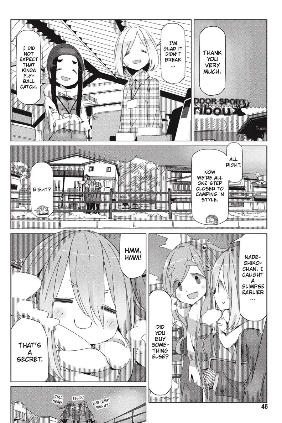 Yurucamp Vol.6 Chapter 30: The Lamp and the Heat Packs