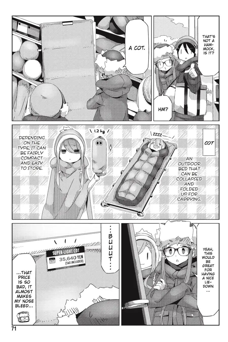 Yurucamp Vol.6 Chapter 31: Caribou-kun and the Camp Chairs