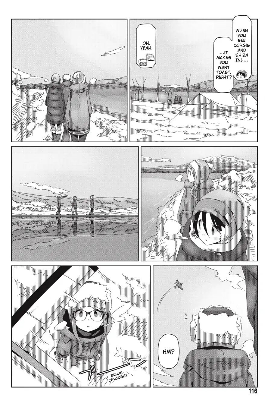 Yurucamp Vol.6 Chapter 33: Winter at Oomana Misaki