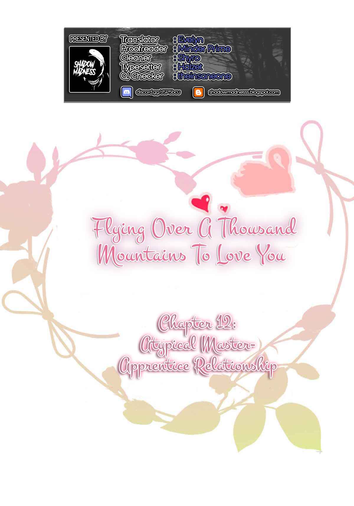 Flying Over a Thousand Mountains to Love You Ch. 12 Atypical Master Apprentice Relationship