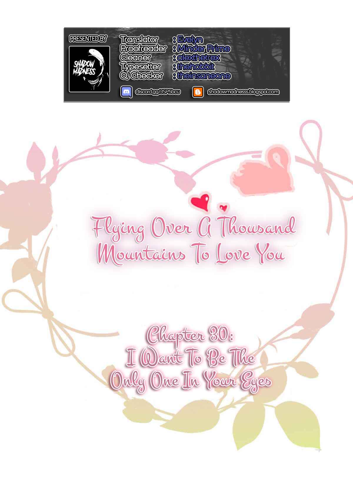 Flying Over a Thousand Mountains to Love You Ch. 30 I want to be the only one in your eyes