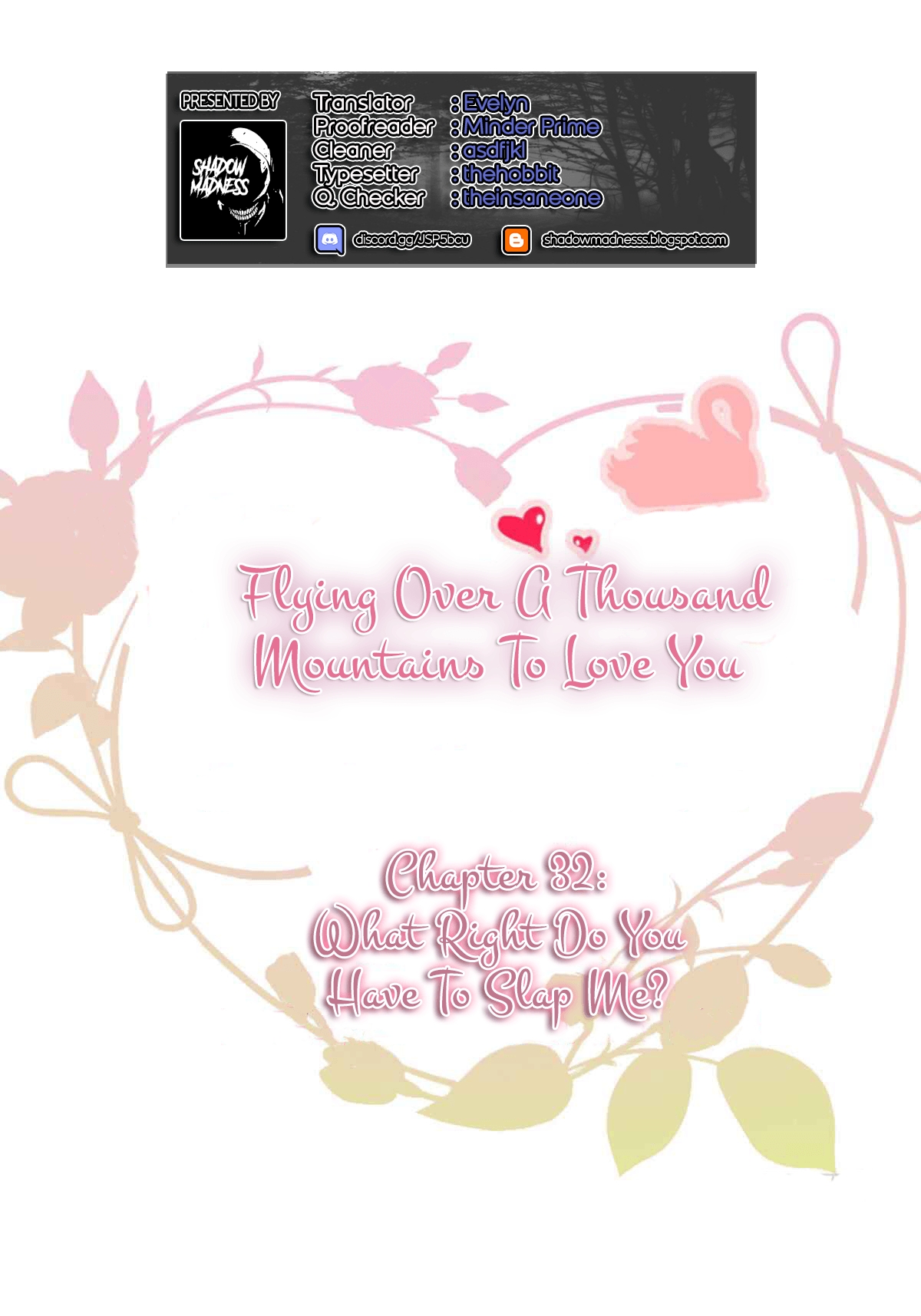 Flying Over a Thousand Mountains to Love You Ch. 32 What right do you have to slap me?