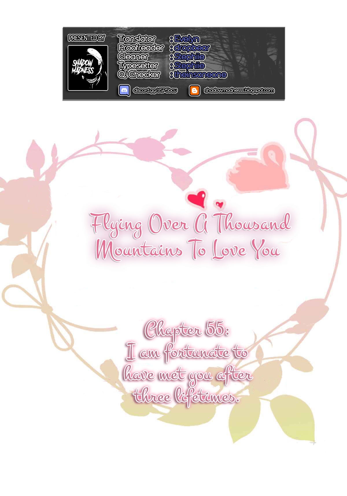 Flying Over a Thousand Mountains to Love You Ch. 55 I'm fortunate to have met you after three lifetimes