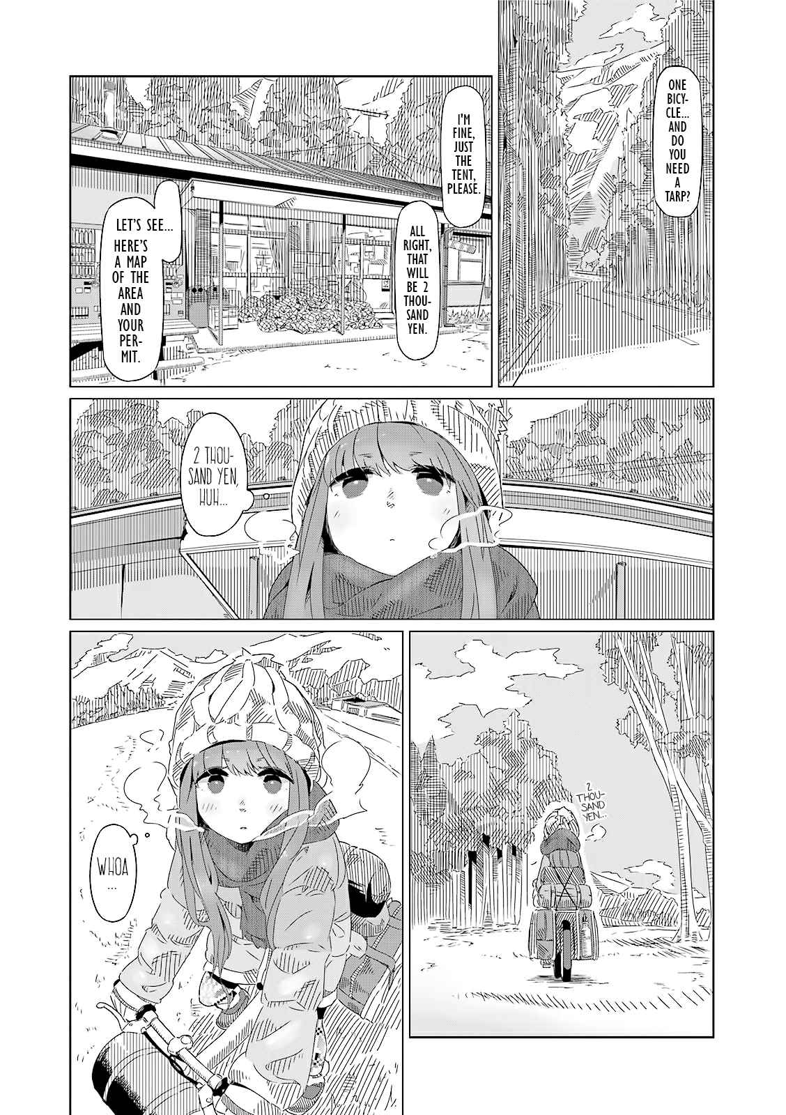 Yurucamp △ Vol. 1 Ch. 3 She Camps Alone at the Base