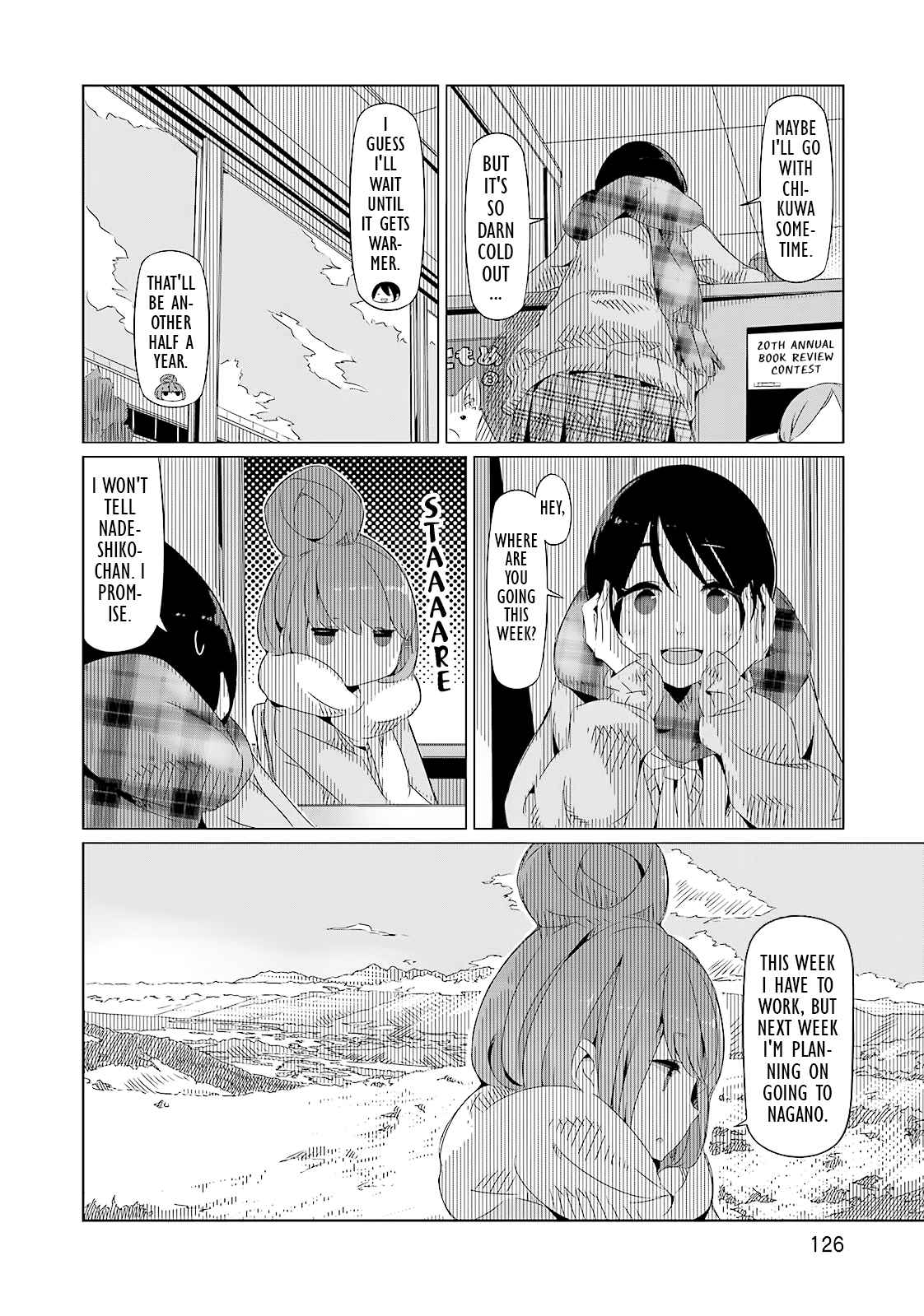 Yurucamp △ Vol. 1 Ch. 5 Camping Starts with Gathering Gear